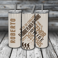 20 oz. Skinny Tumbler - JXBX Personalized Tumbler