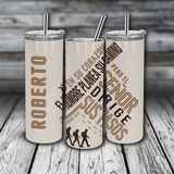 20 oz. Skinny Tumbler - JXBX Personalized Tumbler