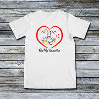 Unisex Custom Tees - Be My Valentine - MKY & MNIE