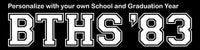 Custom Car Decal - School with Graduation Year