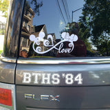 Custom Car Decal - School with Graduation Year