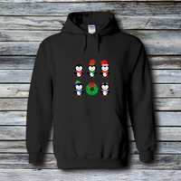 Fashion Custom Hoodies - HOLIDAY PENGUINS!