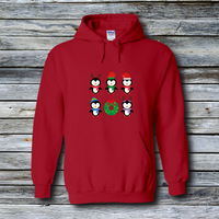 Fashion Custom Hoodies - HOLIDAY PENGUINS!