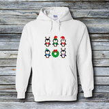 Fashion Custom Hoodies - HOLIDAY PENGUINS!