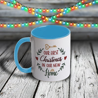 11oz Custom Christmas Mug - Our First Christmas In Our New Home