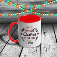 11oz Custom Christmas Mug - Our First Christmas In Our New Home