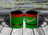 11oz Custom Christmas Mug - Personalized Holiday Mugs