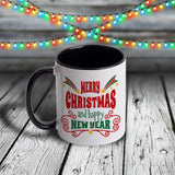 11oz Custom Christmas Mug - Merry Christmas and Happy New Year Collection