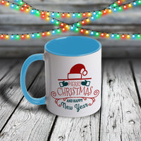 11oz Custom Christmas Mug - Merry Christmas and Happy New Year Collection