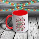 11oz Custom Christmas Mug - Santa's Reindeer Names