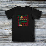 Fashion Custom Tees - Christmas: Merry Christmas / Feliz Navidad Subway Art