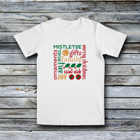 Fashion Custom Tees - Christmas: Merry Christmas / Feliz Navidad Subway Art
