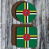 Hardboard Coasters - West Indian Flags