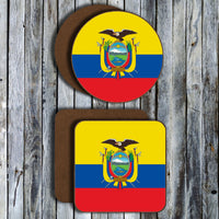 Hardboard Coasters - Country Flags