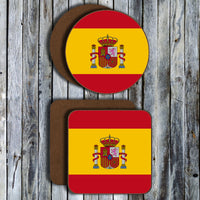 Hardboard Coasters - Country Flags