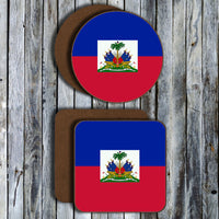 Hardboard Coasters - West Indian Flags