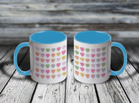 11oz Custom Mug - Conversation Hearts