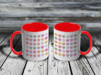 11oz Custom Mug - Conversation Hearts