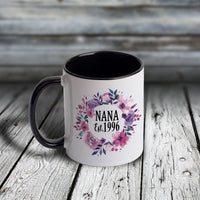 11oz Custom Mug - Personalized MAMA / NANA Mug with Est. Year
