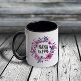 11oz Custom Mug - Personalized MAMA / NANA Mug with Est. Year