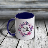 11oz Custom Mug - Personalized MAMA / NANA Mug with Est. Year