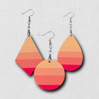 Hardboard Dangle Earrings - Park Inspired