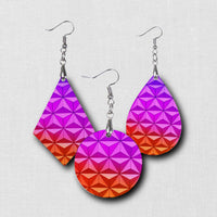 Hardboard Dangle Earrings - Park Inspired