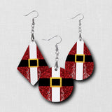 Hardboard Dangle Earrings - Holiday Christmas Earrings