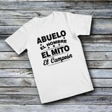 Unisex Custom Tees - EL HOMBRE EL MITO EL CAMPEON (SPANISH)