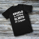 Unisex Custom Tees - EL HOMBRE EL MITO EL CAMPEON (SPANISH)