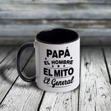 11oz Custom Mug - EL HOMBRE EL MITO EL GENERAL (Spanish)
