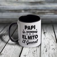 11oz Custom Mug - EL HOMBRE EL MITO EL GENERAL (Spanish)