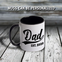 11oz Custom Mug - DAD (Personalized with Established Year)