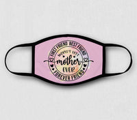 Adjustable Face Mask - First Friend - Best Friend - Forever Friend