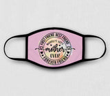 Adjustable Face Mask - First Friend - Best Friend - Forever Friend