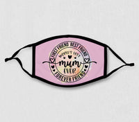 Adjustable Face Mask - First Friend - Best Friend - Forever Friend