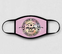 Adjustable Face Mask - First Friend - Best Friend - Forever Friend