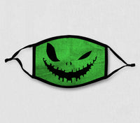 Adjustable Face Mask - Halloween Boogeyman REVERSIBLE