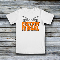 Fashion Custom Tees - Halloween: Creepin' It Real - Skeleton Shaka