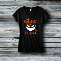 Fashion Custom Tees - Halloween: Creepin' It Real - Boogie Face