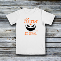 Fashion Custom Tees - Halloween: Creepin' It Real - Boogie Face