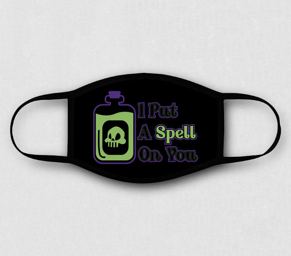 Adjustable Face Mask - Halloween I Put A Spell On you