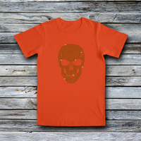 Rhinestone Custom Tees - Halloween: Rhinestone Skull