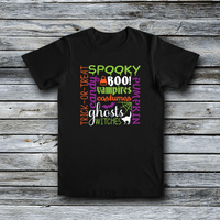 Fashion Custom Tees - Halloween Subway Art