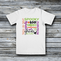 Fashion Custom Tees - Halloween Subway Art