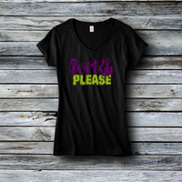 Fashion Custom Tees - Halloween: Witch Please