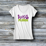 Fashion Custom Tees - Halloween: Witch Please
