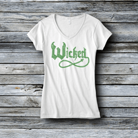 Rhinestone Custom Tees - Halloween: Rhinestone Wicked T-Shirt