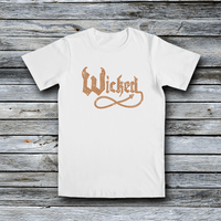 Rhinestone Custom Tees - Halloween: Rhinestone Wicked T-Shirt