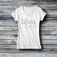 Rhinestone Custom Tees - Halloween: Rhinestone Wicked T-Shirt